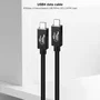 Nanocable Cable USB 4 Gen 3x2 40Gbps 240W USB-C a USB-C 1m Negro